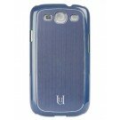 UUnique Samsung Galaxy S3 Brushed Metal Hard Shell Blue